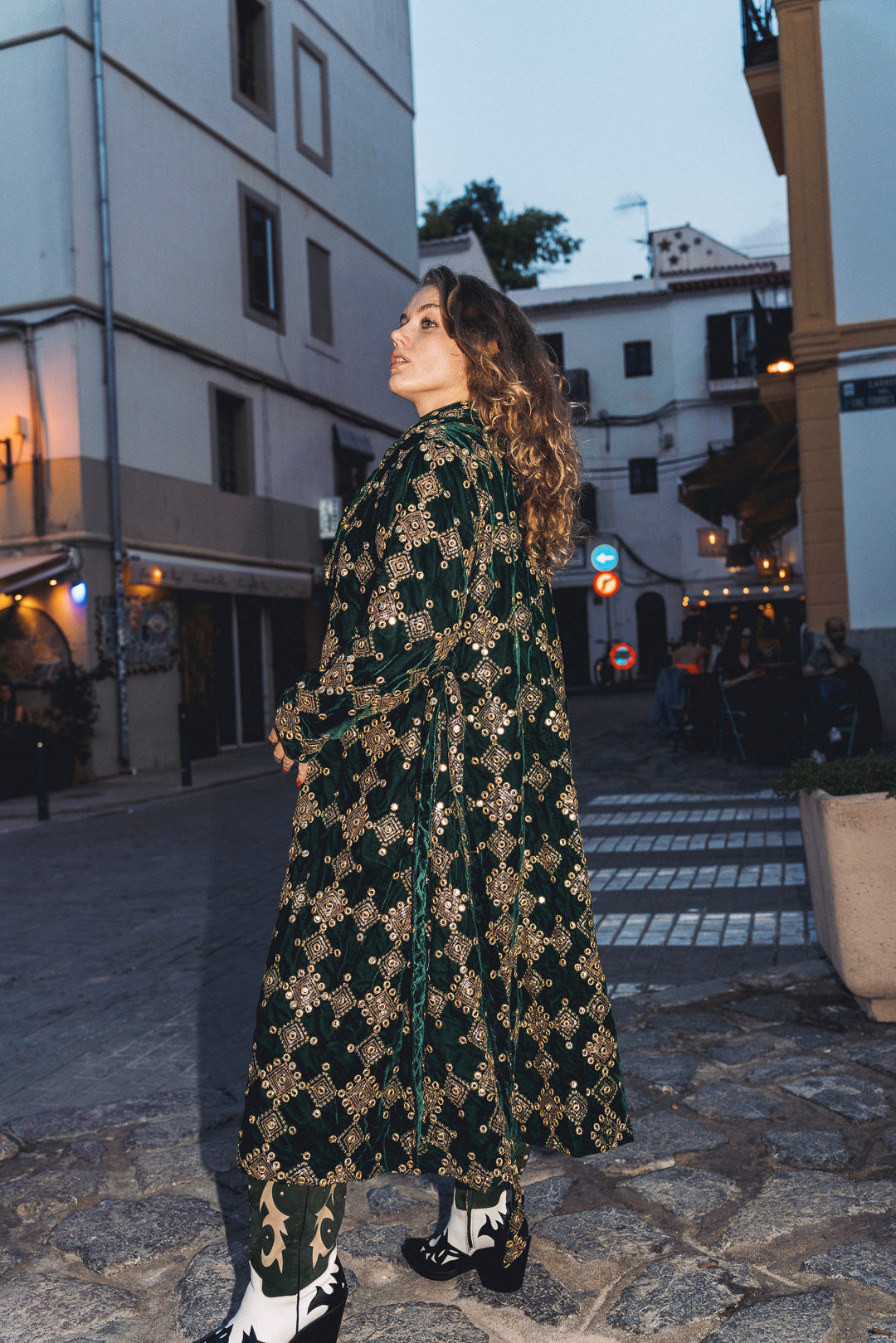 THE EMPRESS Coat - Emerald Green