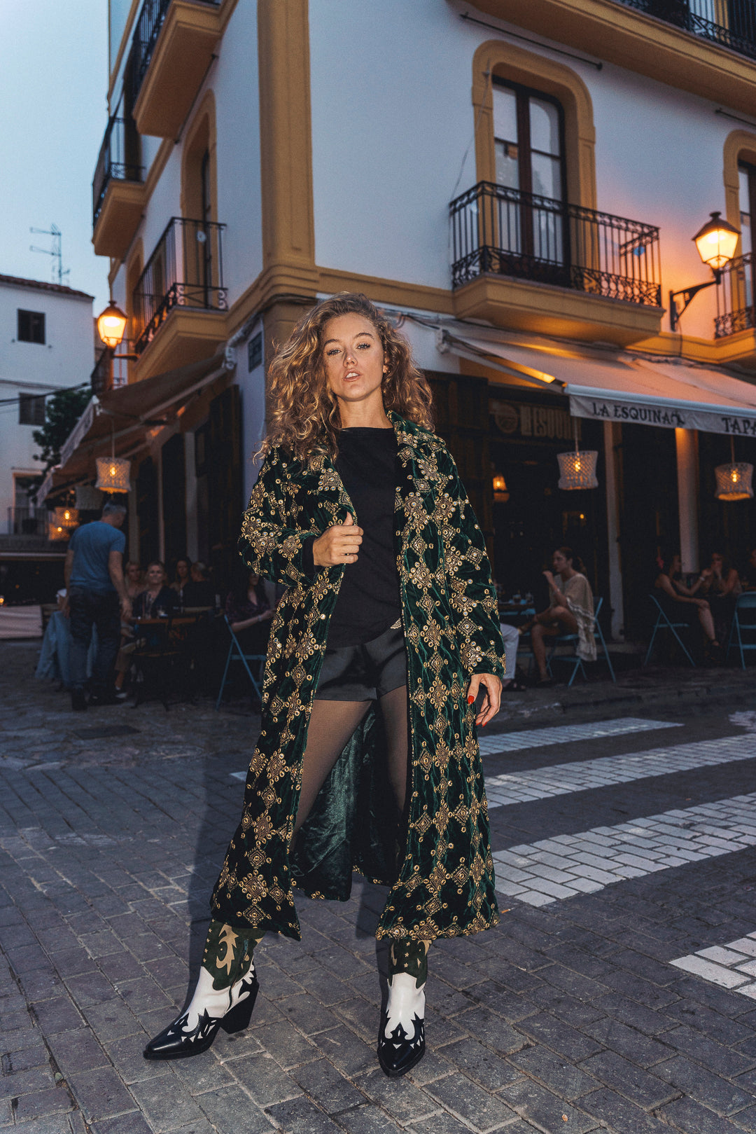 THE EMPRESS Coat - Emerald Green