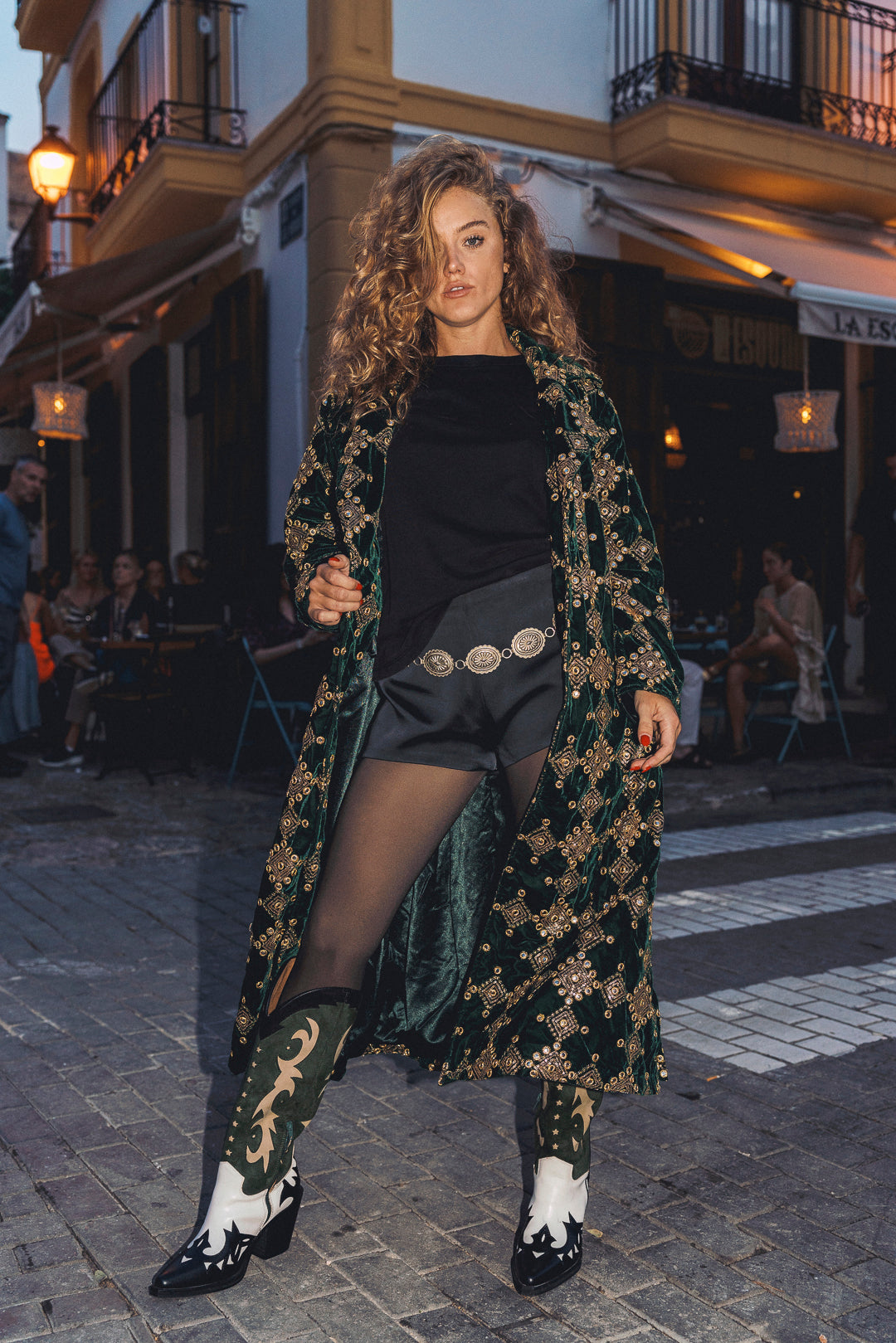 THE EMPRESS Coat - Emerald Green