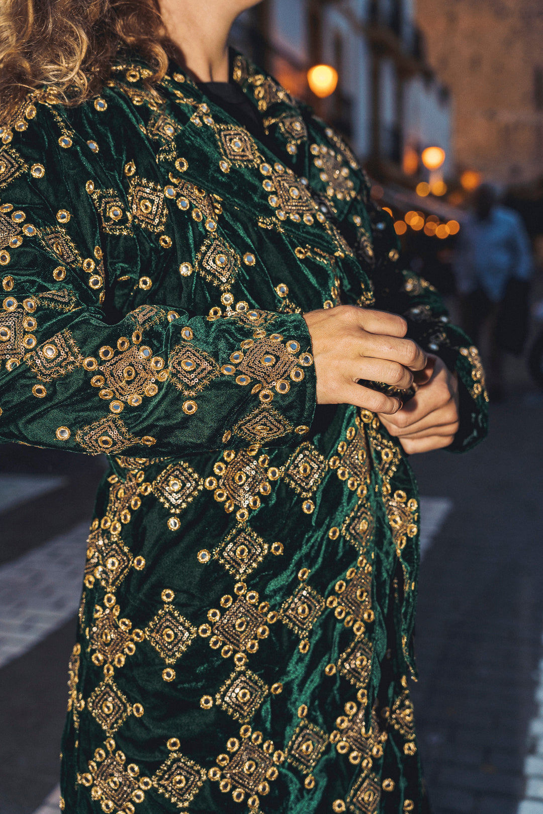 THE EMPRESS Coat - Emerald Green