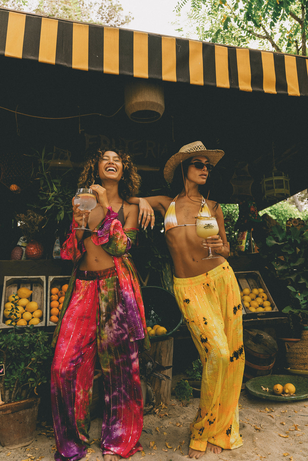 'Soleil ' LOUNGE SET Trousers - Yellow