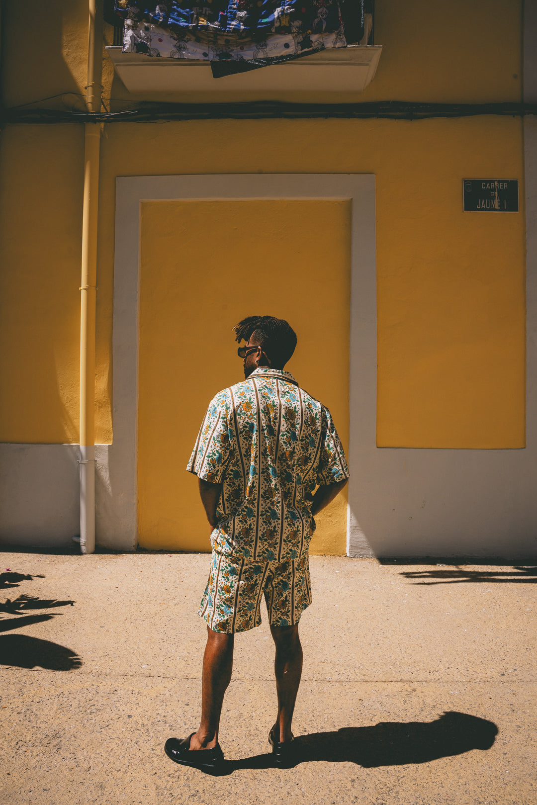Mens Shirt In Vintage Print