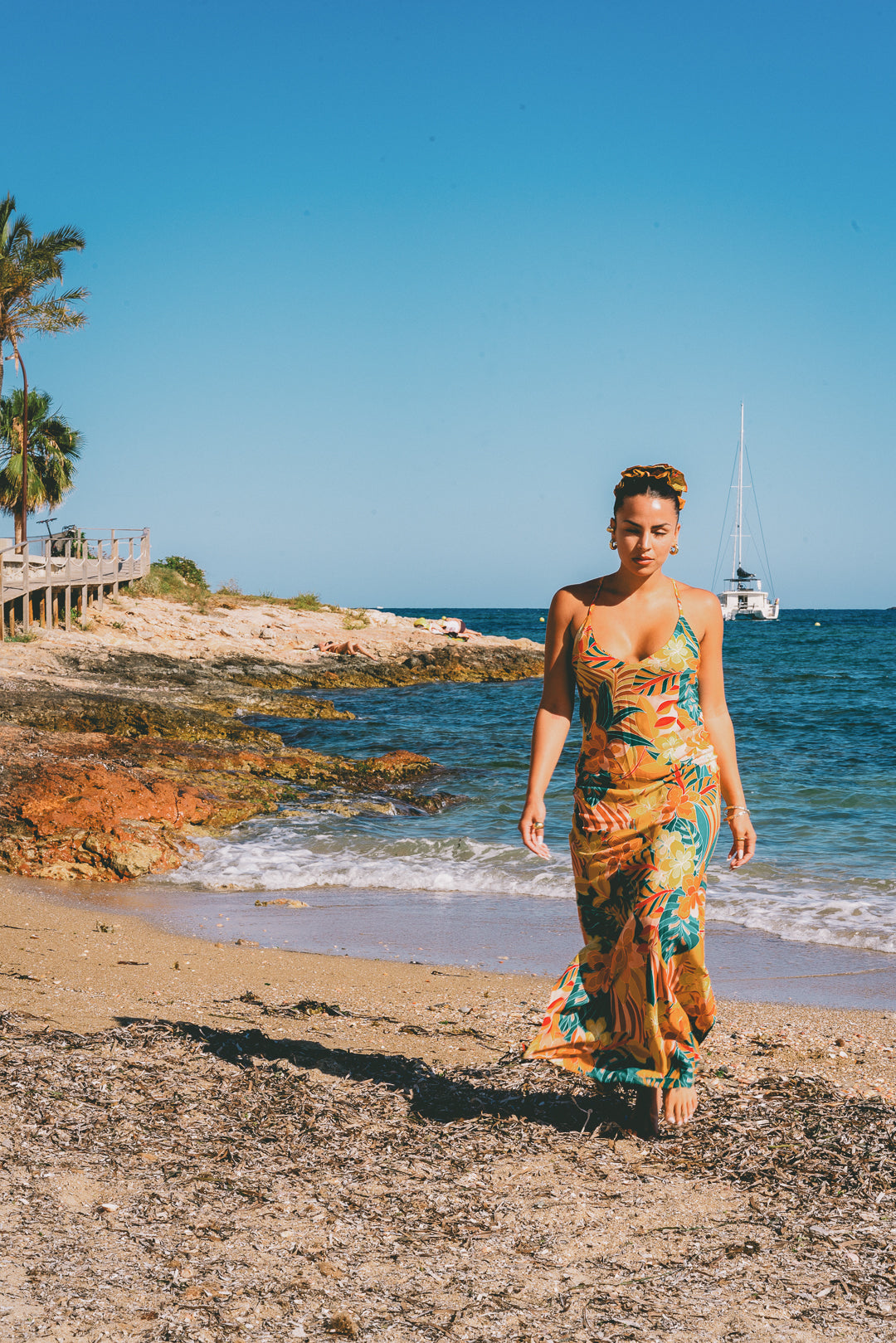Wylder Wise Dress - Tropical green