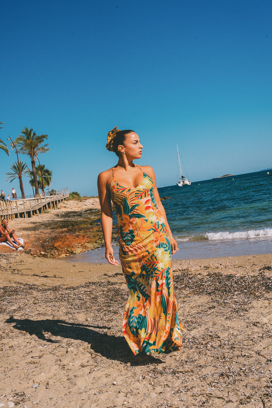 Wylder Wise Dress - Tropical green