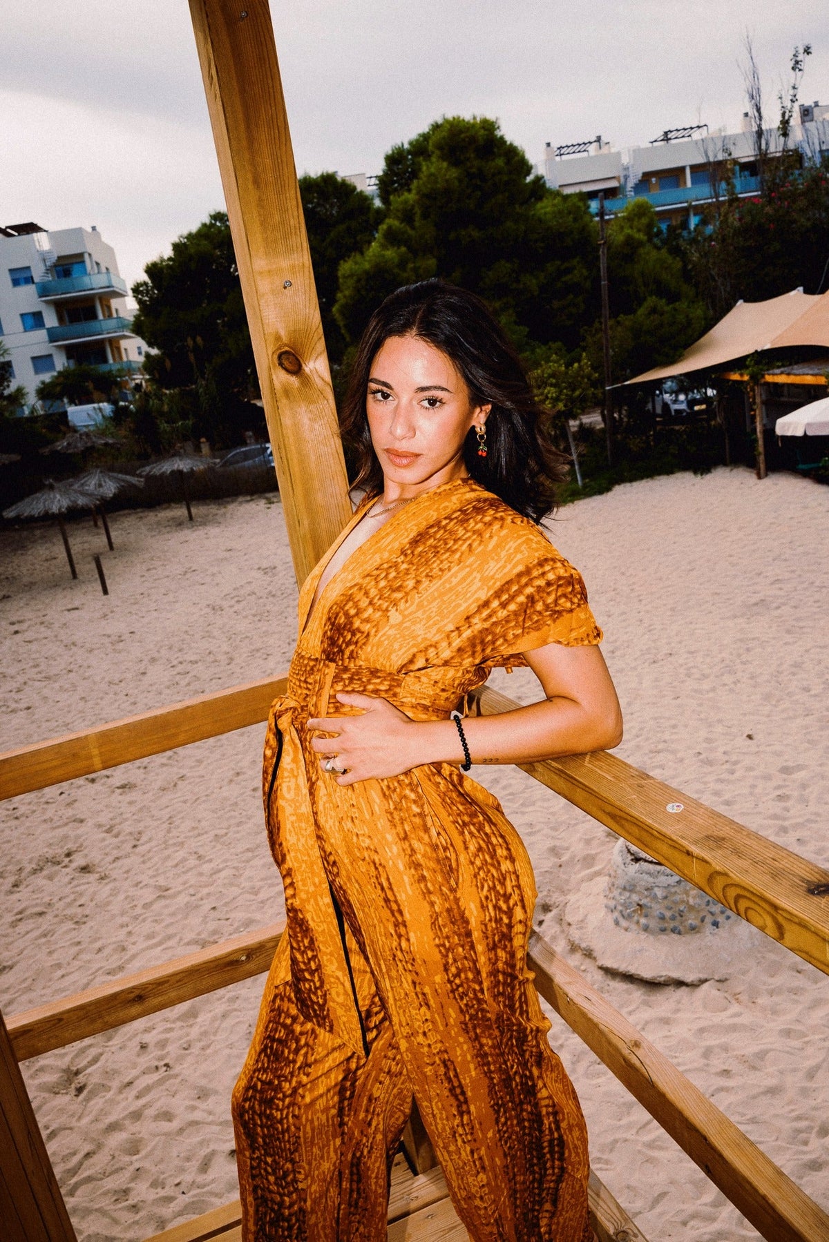 TINA REFINED Golden Hour jumpsuit – Side editorial view