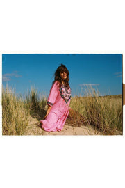 ZARAH embroidered dress - Pink - OOTO