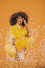 HEIDI Retro Jumpsuit- Yellow