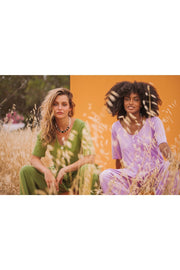 SUZY SLOUCHY Jersey Jumpsuit - Green