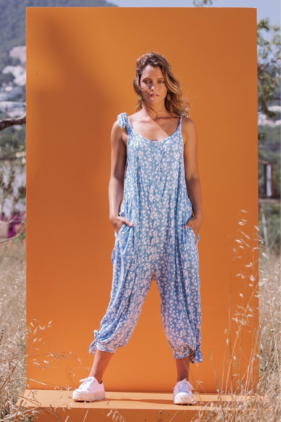 MACEY JUMPSUIT - BLUE