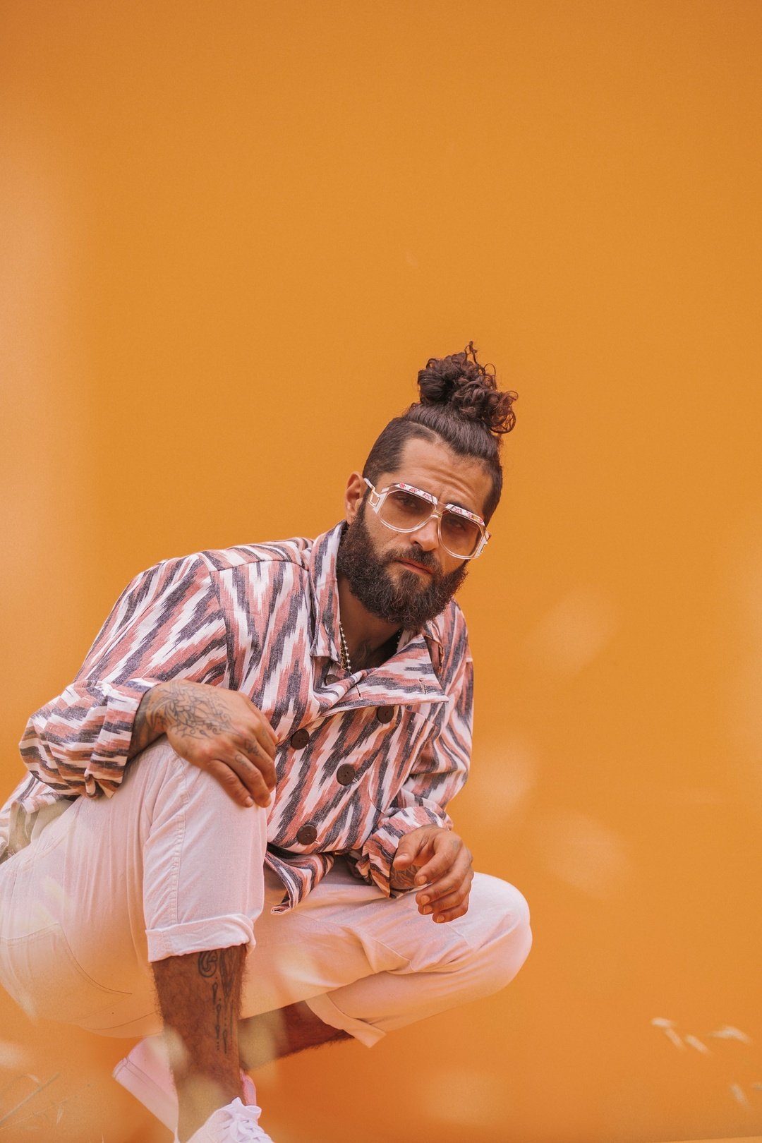 CHARLIE Zig Zag Woven Double Breasted Jacket