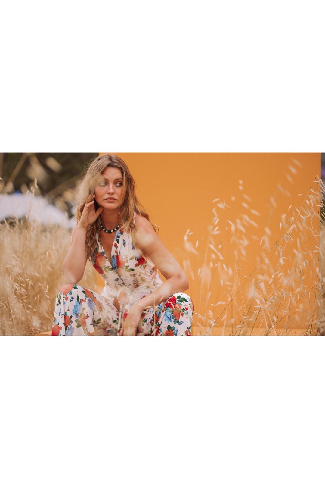 CREAM & ROSES Print Multiway Wrap Jumpsuit