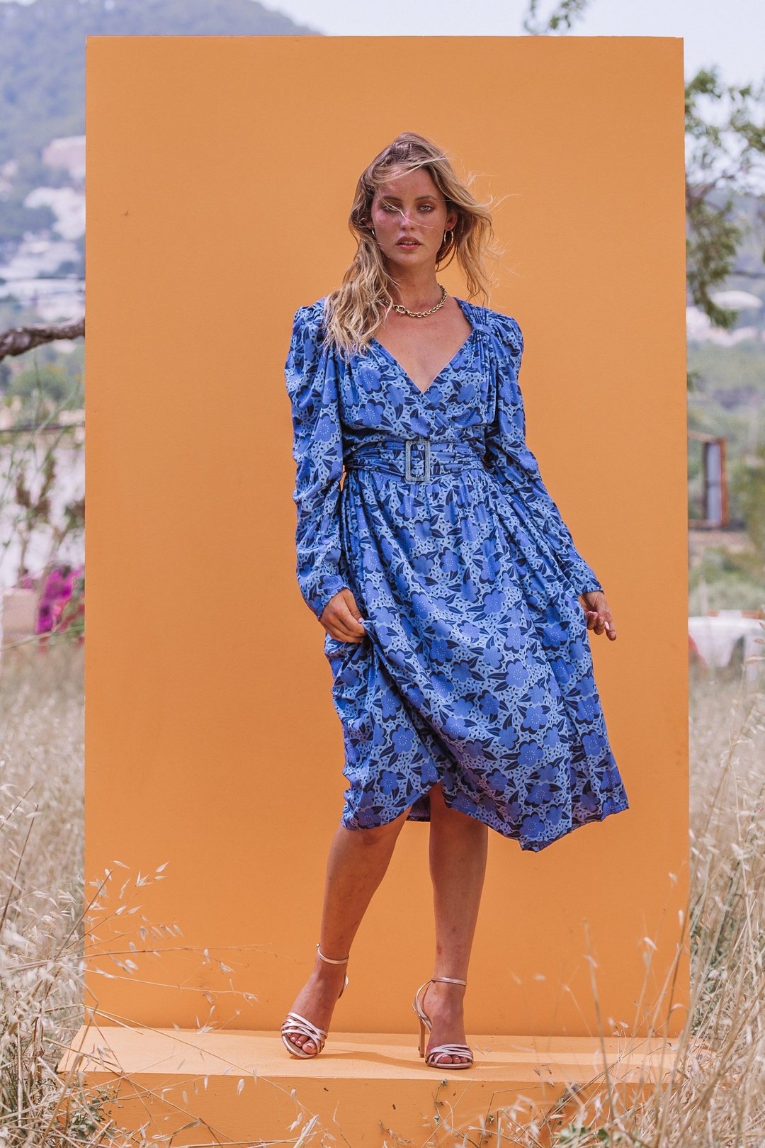 FABIANA Dress - Blue