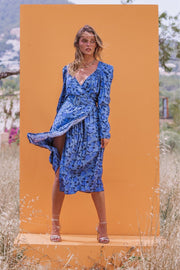 FABIANA Dress - Blue