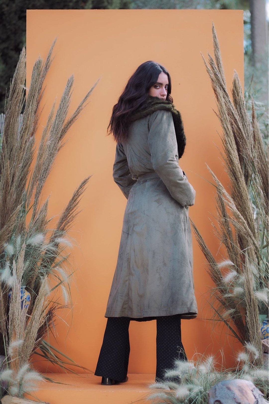THE DUCHESS Coat - Moss