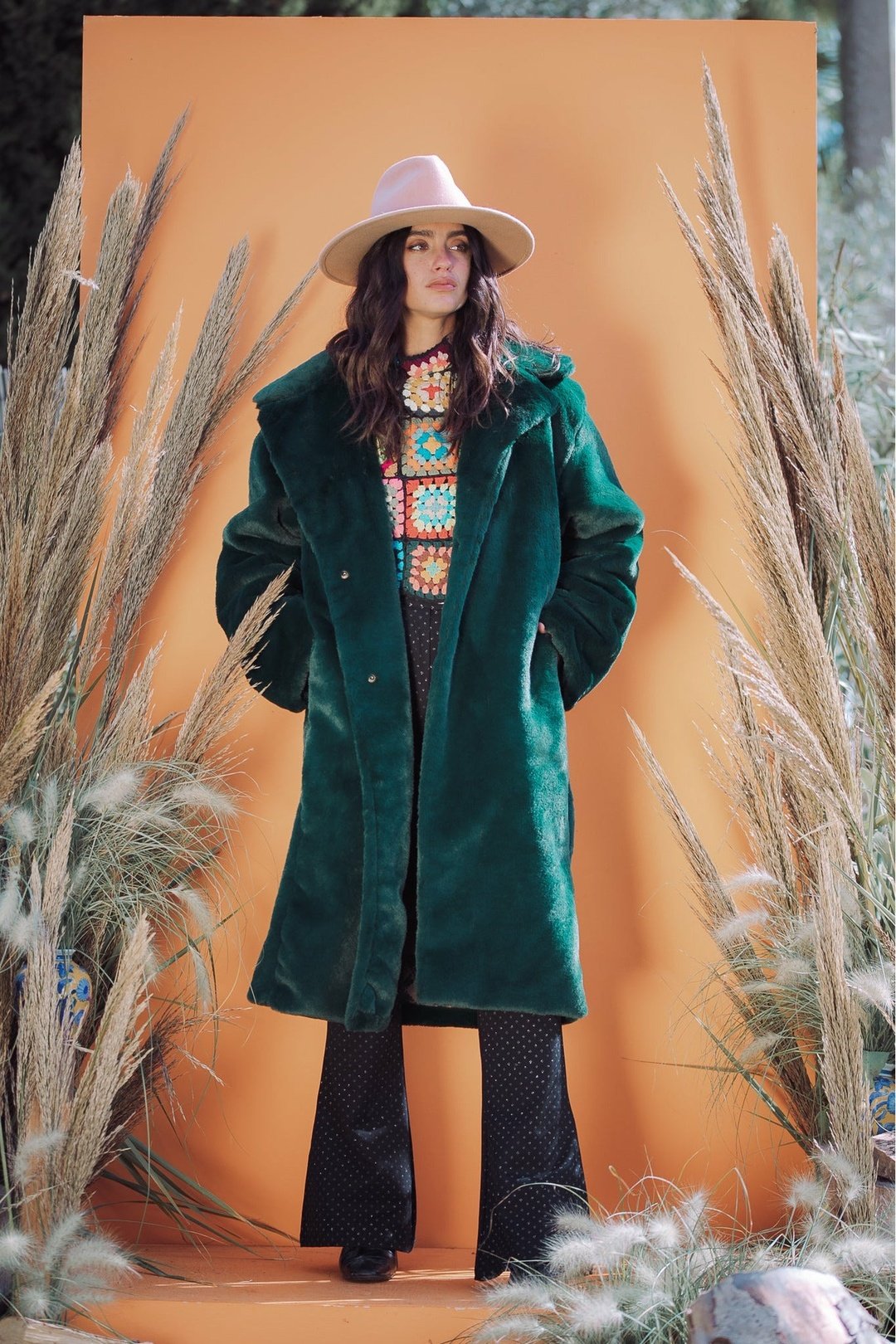 BUFFY faux fur coat - Castleton Green