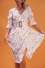 ELENIE Dress White Floral