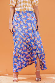 BLOOM Floral Maxi Split Skirt