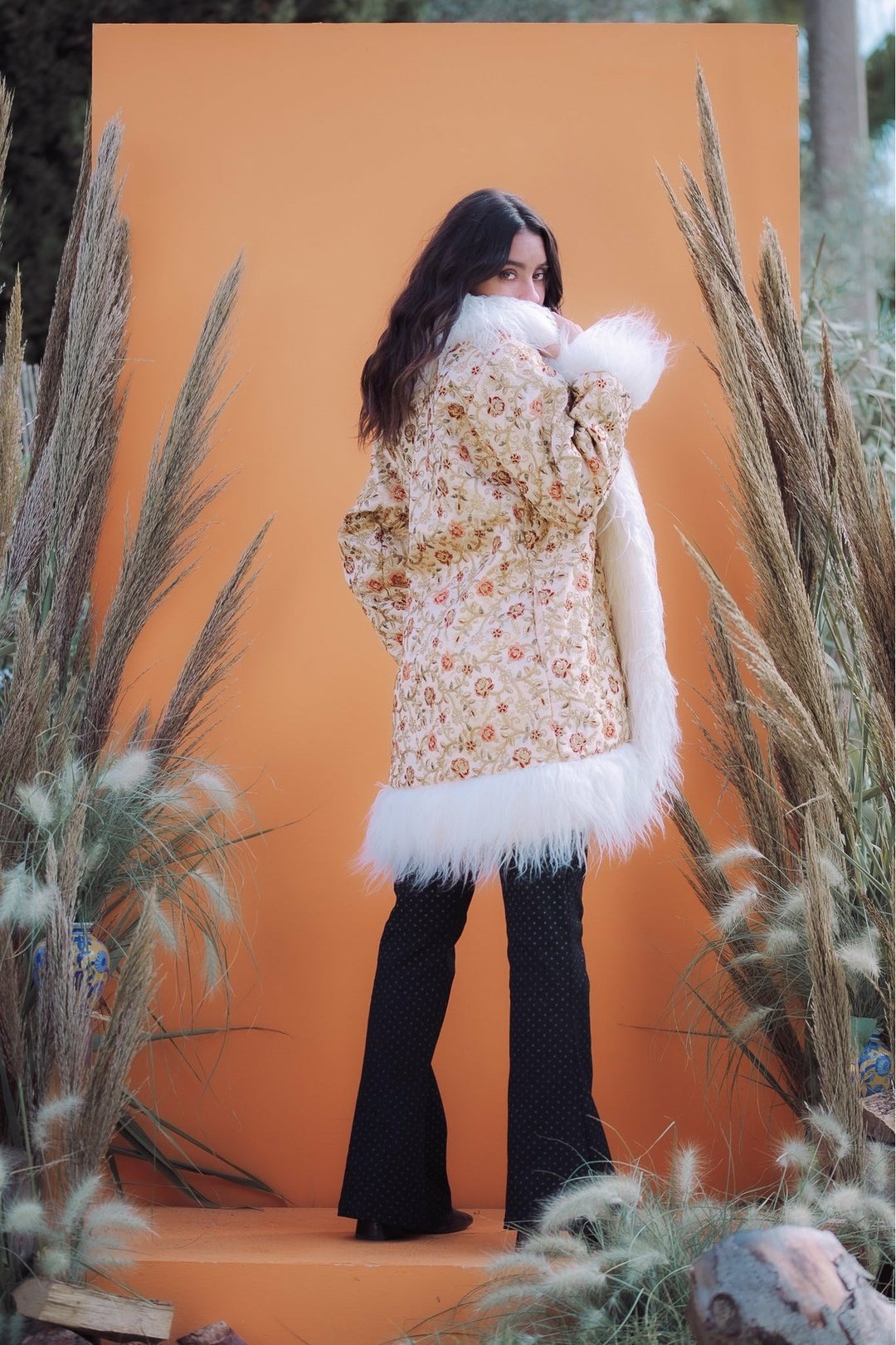 ROSA Cream Afghan Coat