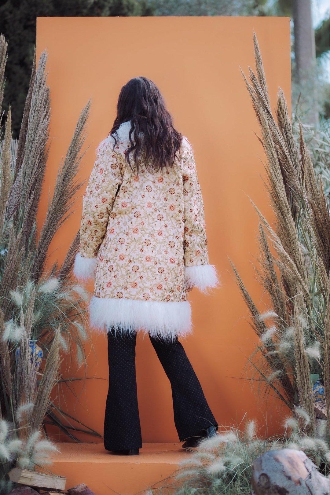 ROSA Cream Afghan Coat