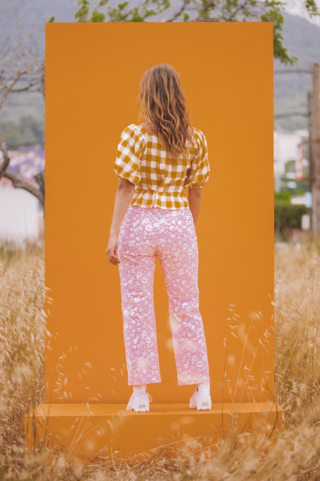JESSE Gingham Blouse