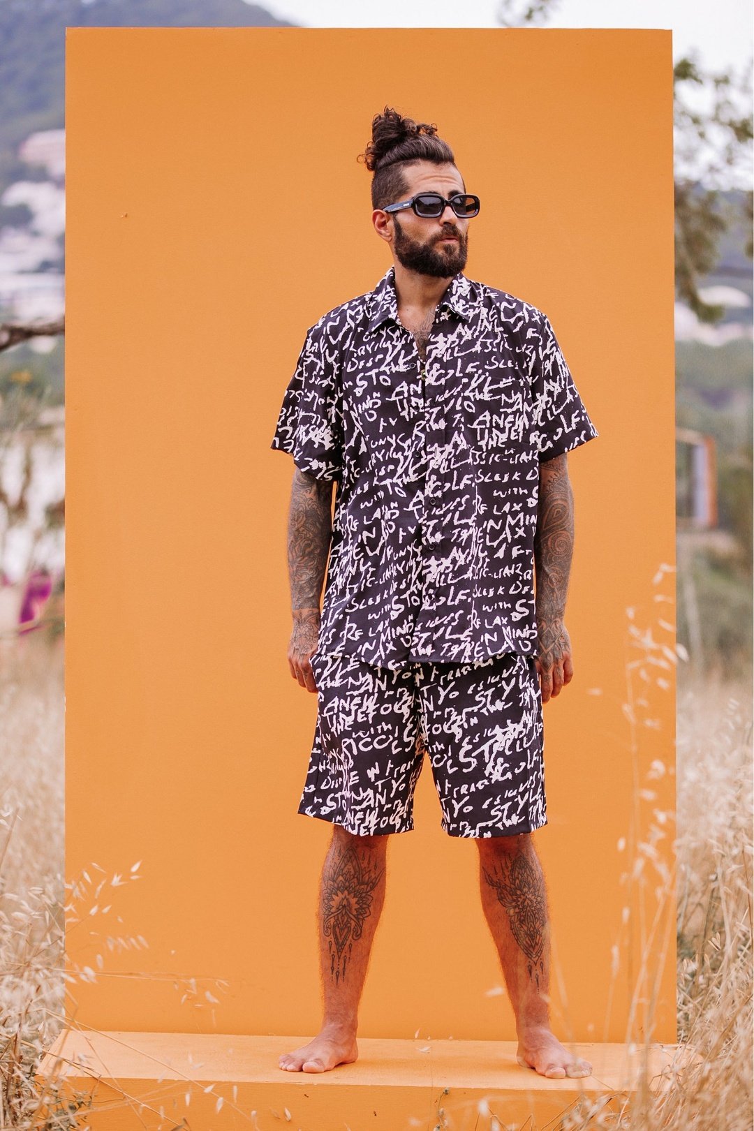 TEXT Short Sleeve Shirt OOTO CLOTHING