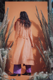 THE DUCHESS Coat - Tangerine