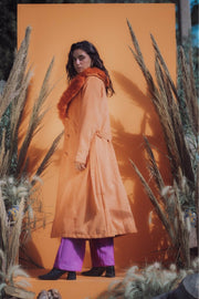 THE DUCHESS Coat - Tangerine