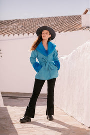 THE DUCHESS Coat Short - Azul