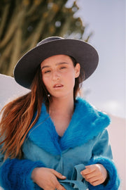 THE DUCHESS Coat Short - Azul
