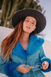 THE DUCHESS Coat Short - Azul