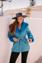 THE DUCHESS Coat Short - Azul