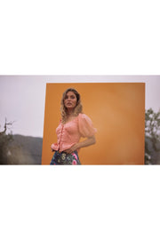 JESSE Top - Pink Blouse