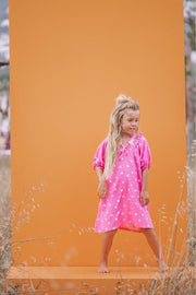 DAISY Dress - Pink Polka dot