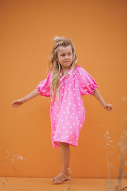DAISY Dress - Pink Polka dot