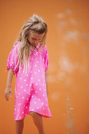 DAISY Dress - Pink Polka dot