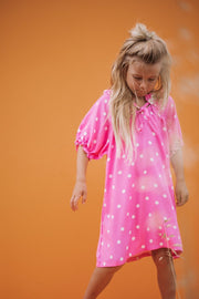 DAISY Dress - Pink Polka dot