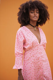 MABEL Cotton Dress - Pink