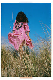 ZARAH embroidered dress - Pink - OOTO