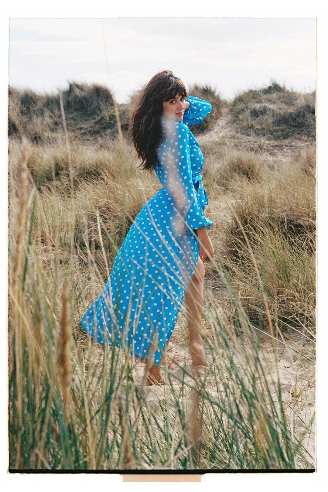 Kalani wrap dress - Blue - OOTO