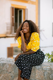 ALEXA Yellow Blouse