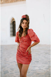 PINA Polkadot dress - Red