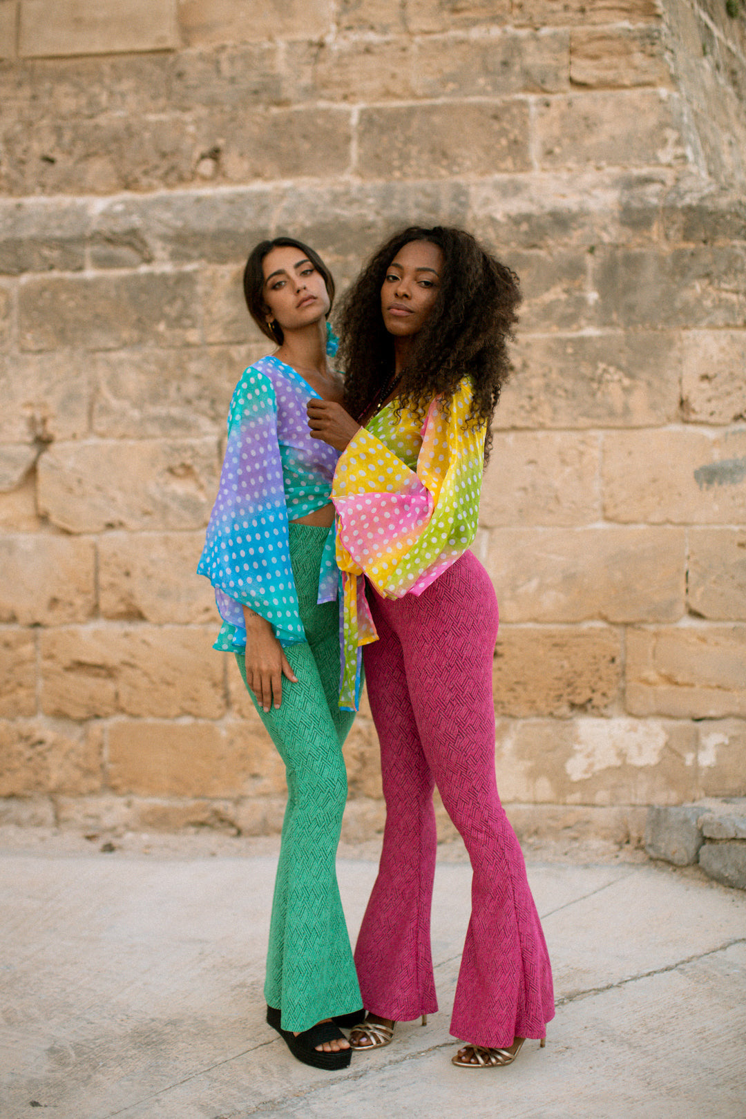 ALBA Bell Bottoms - Hot Pink