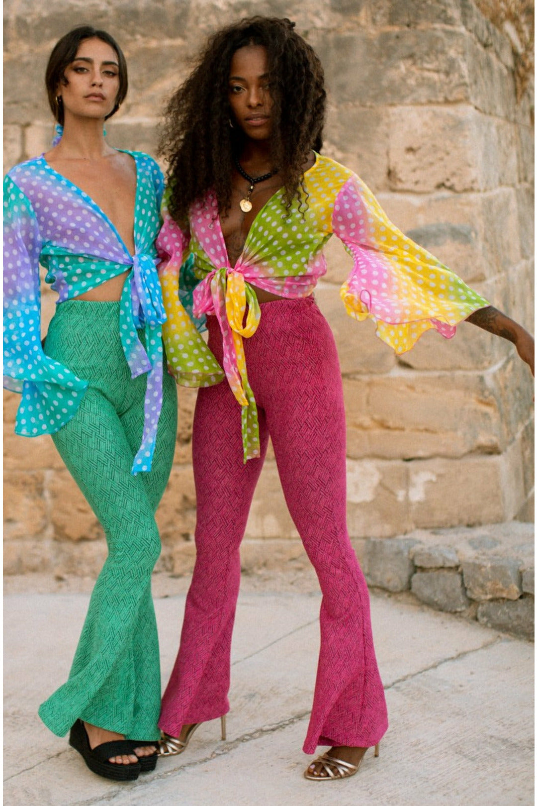 ALBA Bell Bottoms - Hot Pink