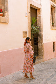 VIOLETTA wrap dress - Pretty Pink