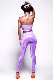 AGNETHA Purple Disco Pants