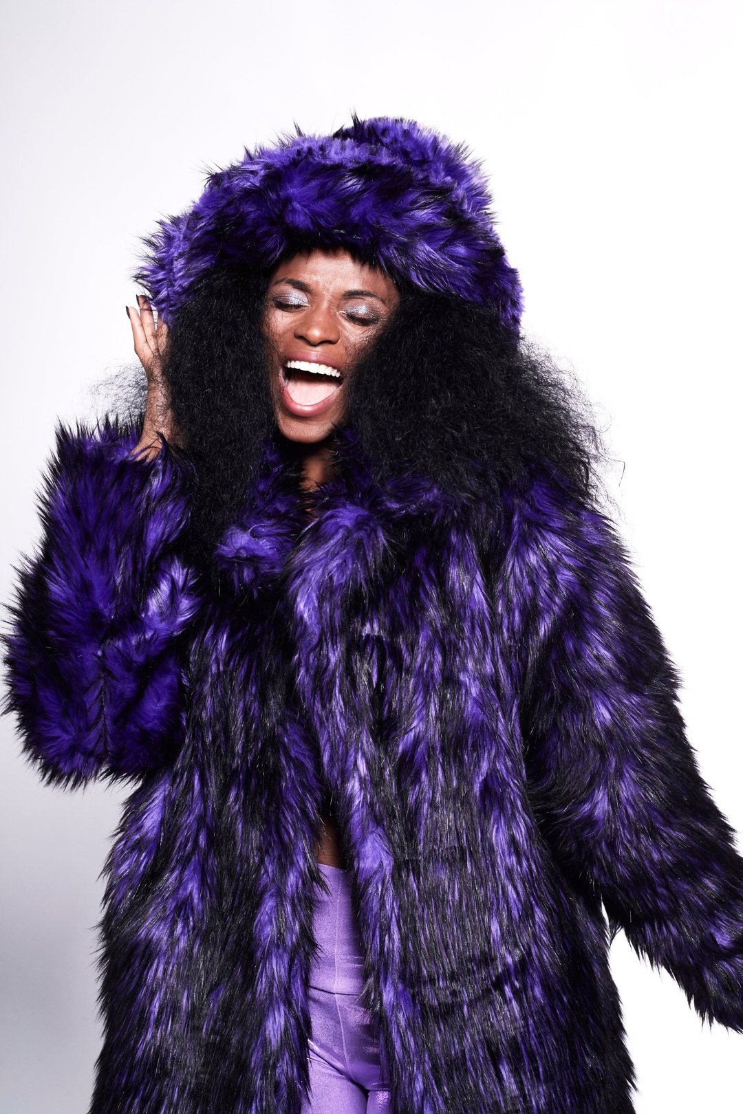 MEGA FLOOF Purple Rain Hat
