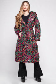 PIXIE Mirror Embroidery Hooded Coat