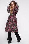 PIXIE Mirror Embroidery Hooded Coat