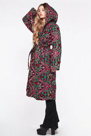 PIXIE Mirror Embroidery Hooded Coat