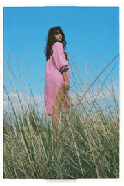 ZARAH embroidered dress - Pink - OOTO